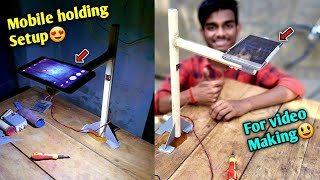 How to make mobile holder for video recording 😍  AK technical amrit  Summer experiment [upl. by Kaslik]