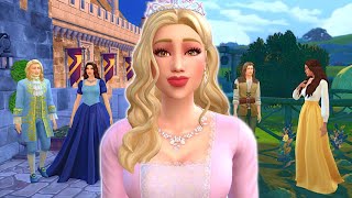 Living as an actual princess in the sims 4  Sims 4 royalty mod [upl. by Haddad]