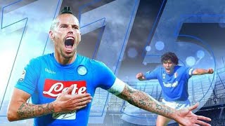 115 volte Marek Hamsik All 115 goals with Napoli  20072017 [upl. by Adora]