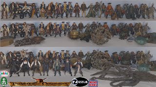 Zizzle Pirates of the Caribbean Figures Collection  Extra Jakks Pacific amp Megabloks [upl. by Abehsat904]