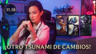 Actualizando LoL 1118 ¡Otro tsunami de cambios  League of Legends [upl. by Enrobyalc]