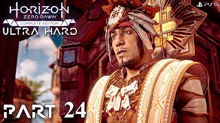 Horizon Zero Dawn Lets Play ULTRA HARD Pt 24 Main Quest Into the Borderlands  PS5 [upl. by Yllime]