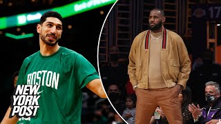 Enes Kanter rips ‘disgusting’ LeBron James over Nike connection  New York Post [upl. by Asabi824]