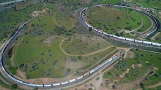 Tehachapi Loop in 4K [upl. by Coreen]