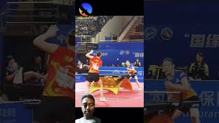 Cheng Meng Vs Best Chopper worldtabletennis tabletennisplayer chengmeng tabletennis [upl. by Neufer]