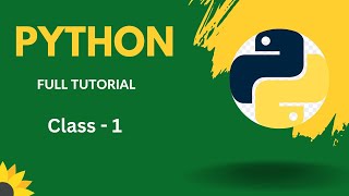 Introduction and Utilization of Pythonclass1 [upl. by Airrehs]