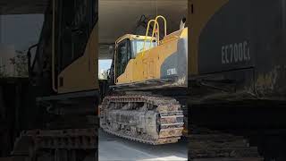 Loading And Transporting The Volvo EC700 Excavator Part 3 shorts [upl. by Yroc]