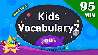 Kids vocabulary 2 compilation  Words Cards collection ABC first Dictionary｜English for kids [upl. by Tohcnarf145]