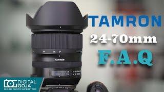 TAMRON 2470mm f28 Di VC USD G2 Lens  FAQ [upl. by Bernette]