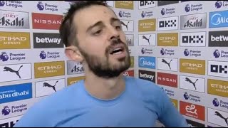 Bernardo Silva Post Match Interview Man City vs Southampton 10 [upl. by Ennasor829]