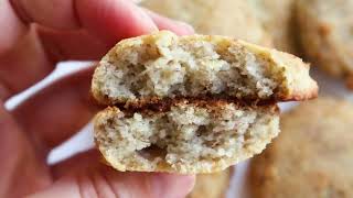 Super Healthy Banana Cookies with Almond Flour  No eggs [upl. by Dreddy]