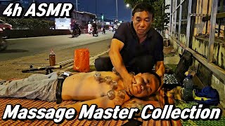 Street Massage Master Collection  240min ASMR [upl. by Anairt]