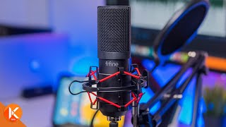 Fifine T732 Bundle İnceleme  Usb Condenser Microphone for Broadcasters Review Sound Test [upl. by Perlis]