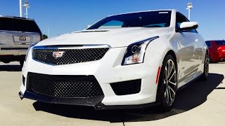 2016 Cadillac ATSV Coupe Full Review Start Up Exhaust Short Drive [upl. by Cunningham]