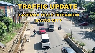 Mon Oct 7 2024 traffic update laverna hills road buhangin Davao city [upl. by Nnylarat225]