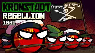 The Green Army and Kronstadt Rebellion  After the Russian Civil War  Countryball History [upl. by Ahsenor62]