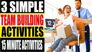 Three 15 Minute amp Simple Office TEAM BUILDING Games IDEAS FOR INPERSON TEAMS [upl. by Garlinda]