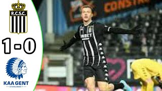 Sporting Charleroi vs KAA Gent 10 Highlights  Jupiler Pro League 2024 eFootball Game Play [upl. by Farlee]