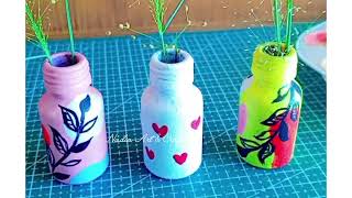 Bottle Painting Ideas ✨ [upl. by Otreblada]