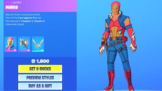 NEW COMIC BOOK Skins Item Shop Fortnite Battle Royale [upl. by Jala]