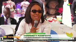 TV3NewDay Community Manifesto Live from Adabraka Market  Heated Debate Ensues [upl. by Melesa222]