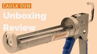 Amazon Heavy Duty ► Caulk Gun Review ◄ Caulking Gun with Comfort Grip Unboxing [upl. by Russell]