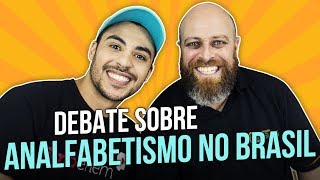 DEBATE SOBRE O TEMA DESAFIOS PARA O COMBATE AO ANALFABETISMO NO BRASIL com Professor Noslen [upl. by Korney470]