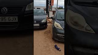 GASOLINERAS DE PAIPORTA DESTROZADAS POR LA DANA NO HAY GASOLINA EN TODO EN PUEBLO VALENCIA ESPAÑA [upl. by Staci640]