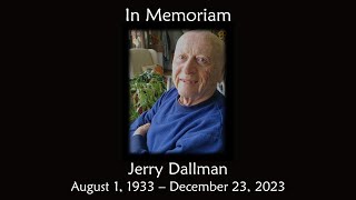 December 29 2023  230pm Jerry Dallman Funeral [upl. by Ernaldus]