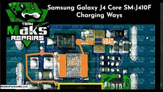 Samsung Galaxy J4 Core J410F Charging Ways Repair Not Charging Problem gsmfreeequipment [upl. by Airrotal282]