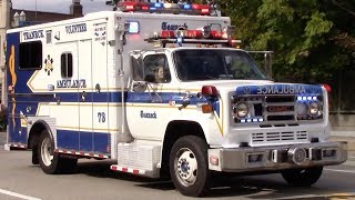 Teaneck Volunteer Ambulance Corps Ambulance 73 Responding 102418 [upl. by Solram]