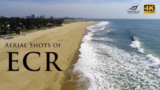 Aerial Shots of ECR  East Coast Road  Chennai  4K  Hawk Sight Photography [upl. by Keane]