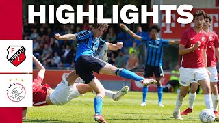 KNOTSGEKKE BEKERFINALE 🥵  Highlights FC Utrecht O17  Ajax O17  Bekerfinale [upl. by Alarise277]