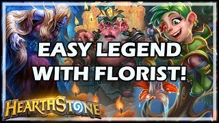 EASY LEGEND WITH FLORIST  Boomsday  Constructed  Hearthstone [upl. by Ellehsor]