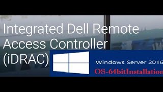 IDRAC9 Console  Windows server 2016 64 Installation From IDRAC9 Console [upl. by Aihsenet778]