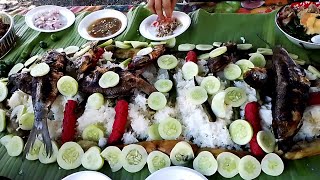 Boodle Fight sa bukid  Mukbang [upl. by Sukhum]