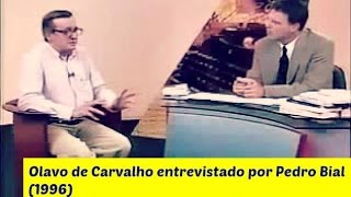 Olavo de Carvalho entrevistado por Pedro Bial 1996 [upl. by Eiroj]