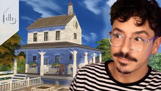 Building a TINY US FARMHOUSE  The Sims 4 [upl. by Scever737]