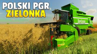 🚜🌾 Polski PGR ❤️ Żniwa Rzepaku Owijanie Belek i Rozlewanie Gnojówki 🔥 Zielonka 9  FS22 [upl. by Elkraps]