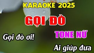 Gọi Đò Karaoke Tone Nữ Karaoke Giang Organ  Beat Mới [upl. by Otrebliw797]