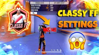 classyfreefire Setting Sensitivity in free fire  No recoil bluestacks setting [upl. by Cini]