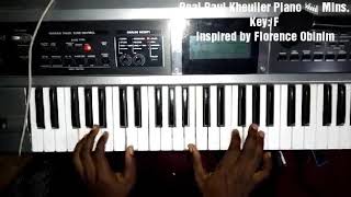 Florence Obinim Yesu beba and Osoro ne me fie piano chords and touch [upl. by Minica]