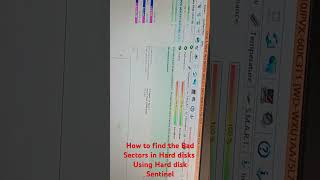 Checking the Hard disk Health using Hard disk Sentinel pc computer [upl. by Ahsial]