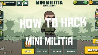 How to Hack Mini Militia very easy trick [upl. by Yerrok]