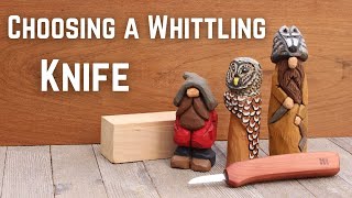 Whittling Basics Part 1 Choosing a Good Whittling Knife [upl. by Anaeli]