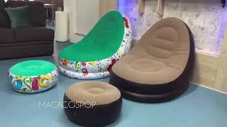 Sillón Dos en Uno Inflable de MacacosPoop Comodidad Total en Cualquier Lugar 🛋️ [upl. by Elvira]