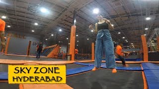 Sky Zone Trampoline Park  Hyderabad [upl. by Judon]