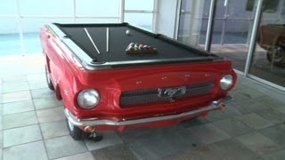 Classic cars turned into pool tables [upl. by Nayab]