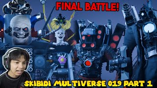 EPISODE BARU 019 PART 1 SKIBIDI TOILET MULTIVERSE PERTARUNGAN BESAR DUO SCIENTIST VS DUO TITAN [upl. by Enelhtac]