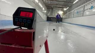 GOALIES POINT OF VIEW SEEING PUCKS 40 MPH TO 90’s MPH [upl. by Sidoney]